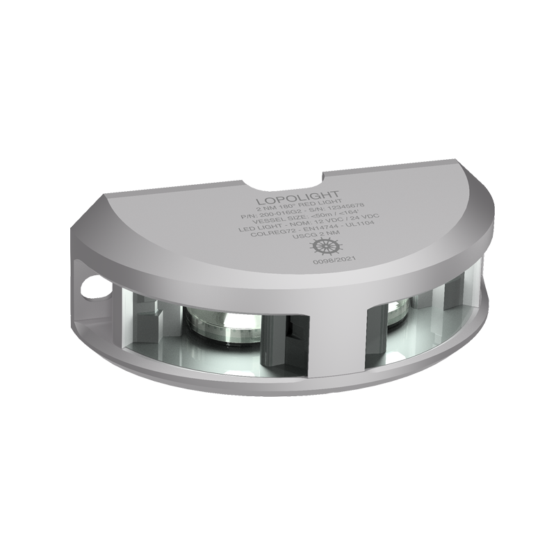 3nm 180° White, silver anodized 3nm 180° White, silver anodized